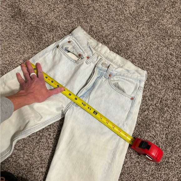 TO DIE FOR-Vintage 501 Button-Fly Levi’s-tagged 27”, fits modern 25”-80s! - Picture 14 of 16